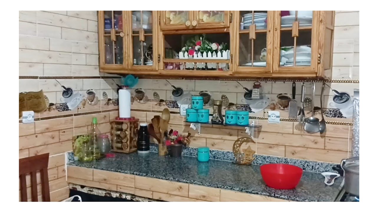 جولة في مطبخي 👌 تنضيف عميق لشهر رمضان المبارك 🌛