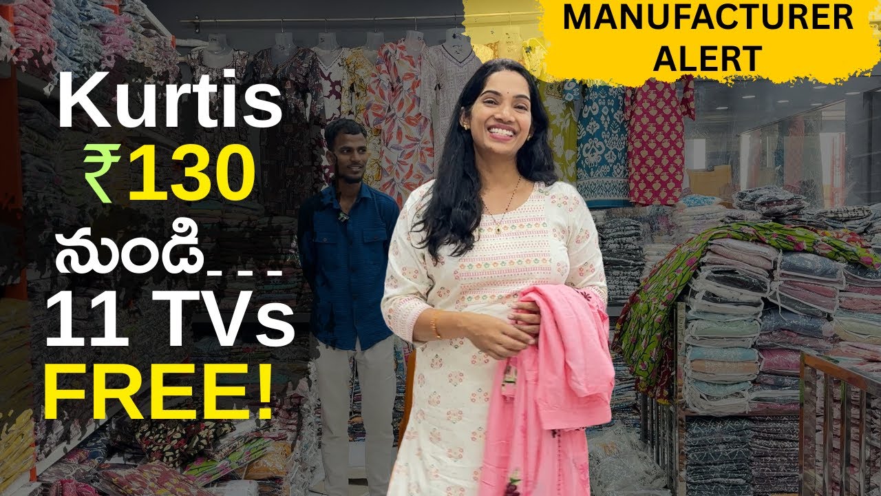 Massive Anniversary Sale! Wholesale Kurtis from ₹130