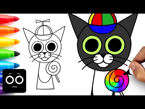 How To Draw Cat Pop | Step by Step Art Lesson for Beginners
