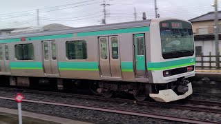 【成田線】872M E231系0番台マト137編成 木下駅 発車シーン