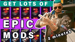 How to Instantly get a lot of EPIC Mods ► Cyberpunk 2077 How to Instantly get a lot of EPIC Mods ► Cyberpunk 2077