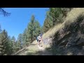 Kilian jornet and petro mamu last downhill sierre zinal 2022