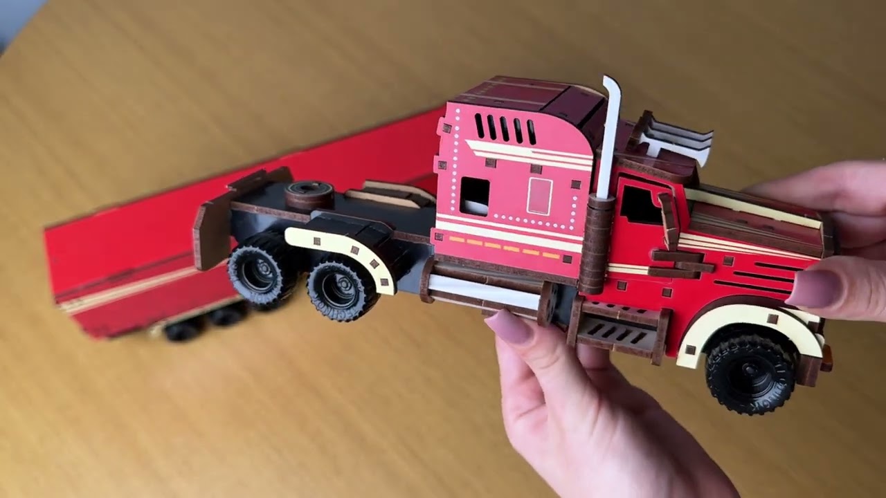 Дитячий дерев'яний 3D конструктор 