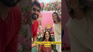 Teju's Ganpati with Srishti & Anud!!