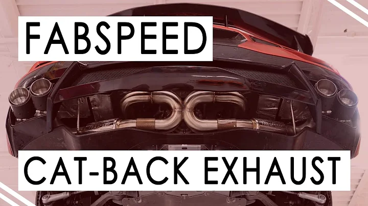 NEW Corvette C8 Cat-Back Exhaust! | Fabspeed Supersport X-Pipe Exhaust System | Cold Start and Revs