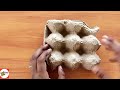 Egg carton Craft idea / make easy flowers from egg tray / diy cardboard craft Mp3 Song