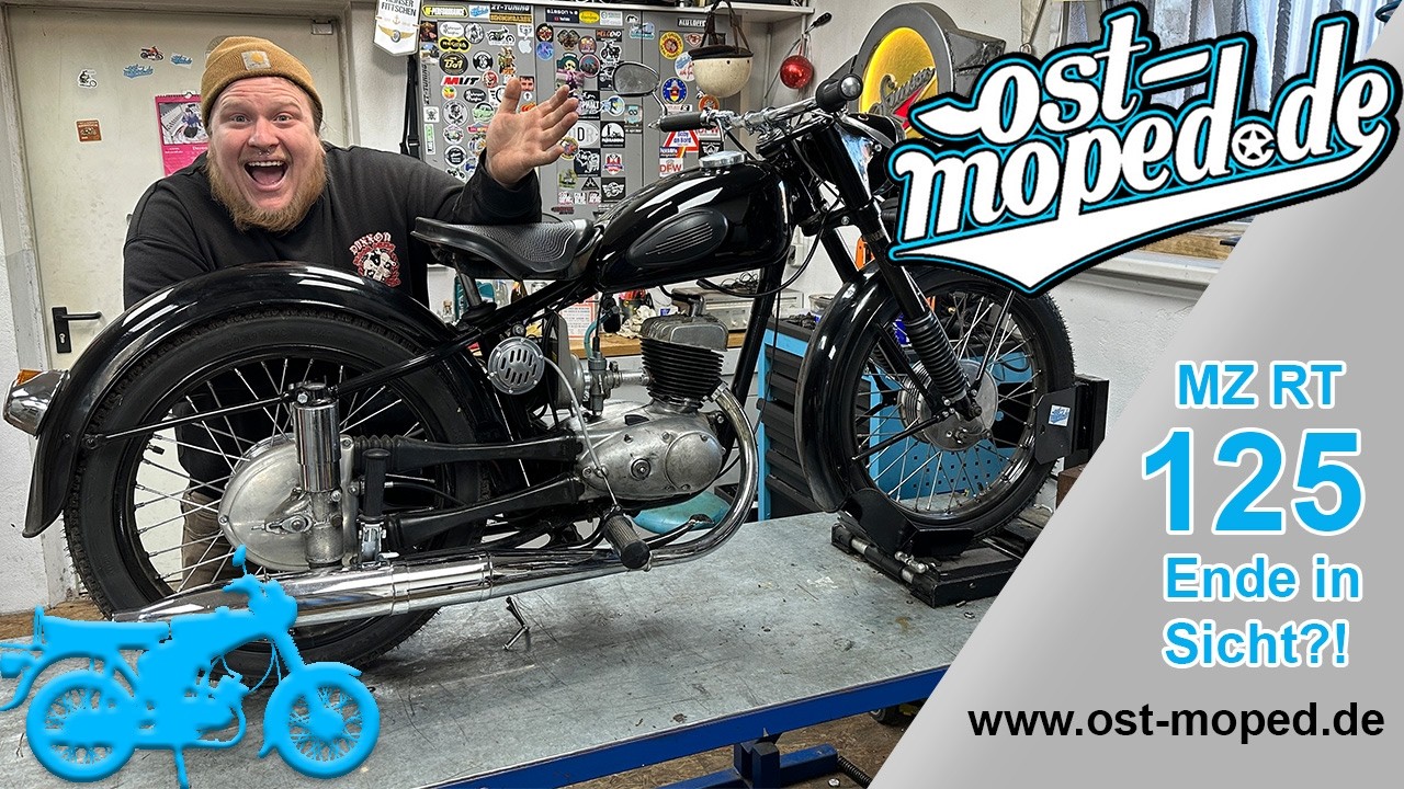 MZ RT 125/3 | Wir bringen Raddis RT endlich auf die Straße! | ost-moped.de