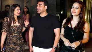 Arbaaz Khan Flirting With Raveena Tandon In Front Of Her Daughter Rasha Thadani