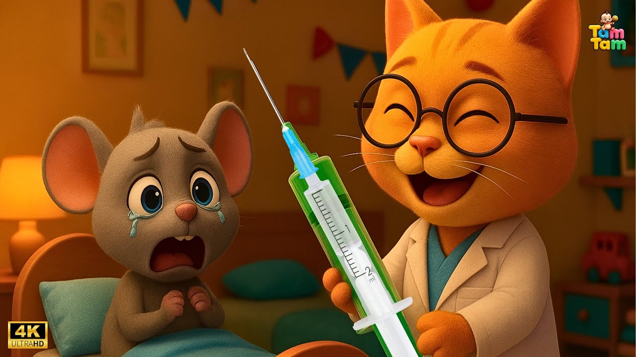 Aaj Mangalwar Chuhe ko bukhar Hai | Hindi Kids Poems | Kid Songs