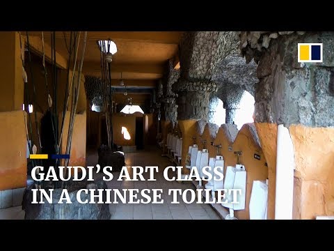 China’s ‘coolest toilet’: Antoni Gaudi-inspired lavatory