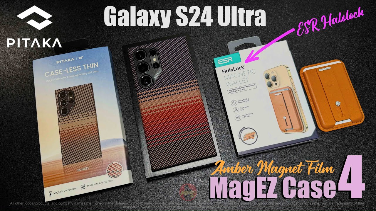 Pitaka Samsung Galaxy S24 Ultra Deksel MagEZ Case 4 Moonrise