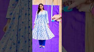 PANEL FRONT OPEN KURTI CUTTING AND STICHING/V NECK KURTI/SHOULDER PANEL KURTI CUTTING &amp; STICHING