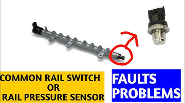 common rail ki problem | rail pressure switch | knocking sound |starting problem in hindi