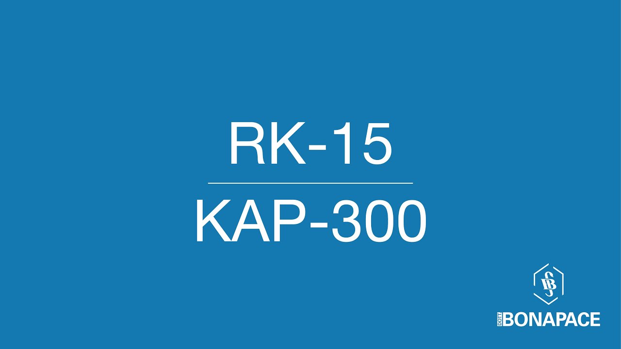 DOTT. BONAPACE / RK-15 e KAP-300