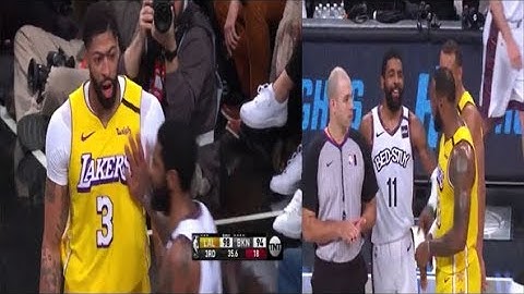 LeBron & Davis school Kyrie after he Trash Talks | Lakers vs Nets | Jan 23, 2020