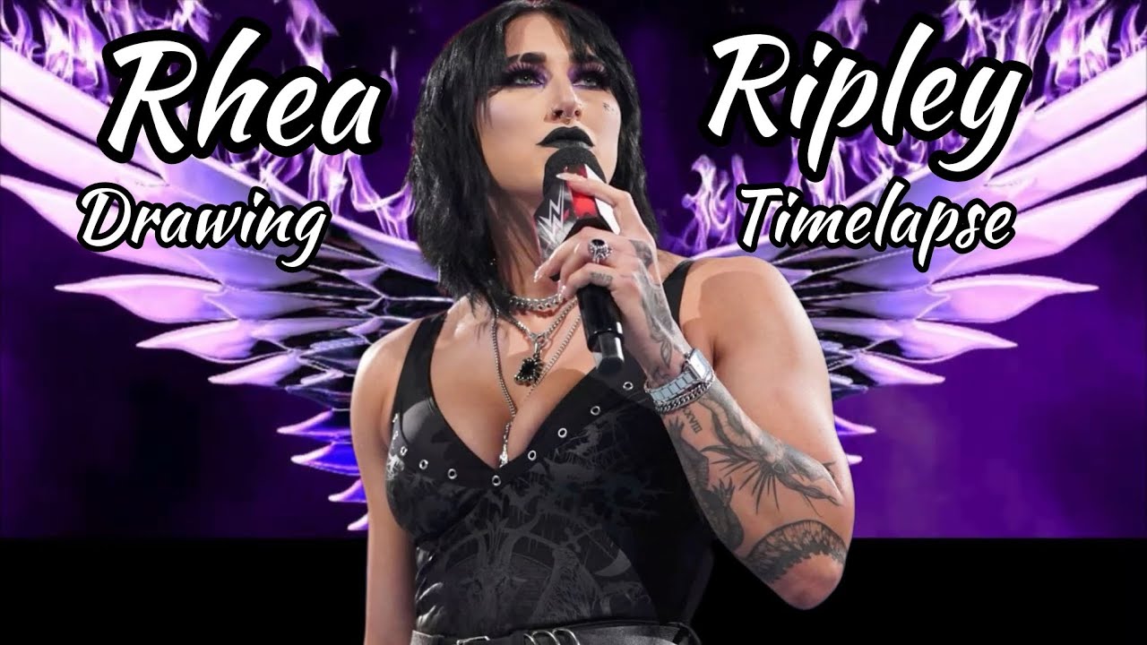 Rhea Ripley, WWE, Drawing Timelapse