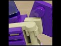 LEGO Transformers Blitzwing vs Bumblebee Parody - Stop motion animation? No! 3D animation? Yes!