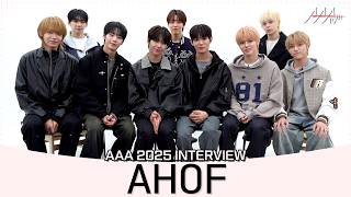 아홉 Ahof Exclusive Interview Aaa 2025 베스트 뉴 아티스트 상