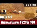 WoT Blitz - Самый мощный ствол в игре. Три боя на FV215b 183 - World of Tanks Blitz (WoTB)