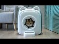 Cat grooming revolutionized  pawswing purrring automatic cat selfgroomer