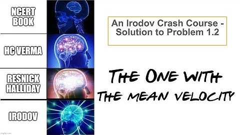 An Irodov Crash Course - Problem 1.2 - "The one with the Mean Velocity"