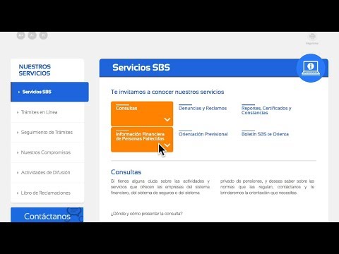 Sepa si su familiar difunto dejó herencia a través de portal de la SBS