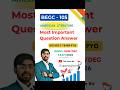 BEGC 105 Most Important Question and Answer | IGNOU June / December Exam 2026 