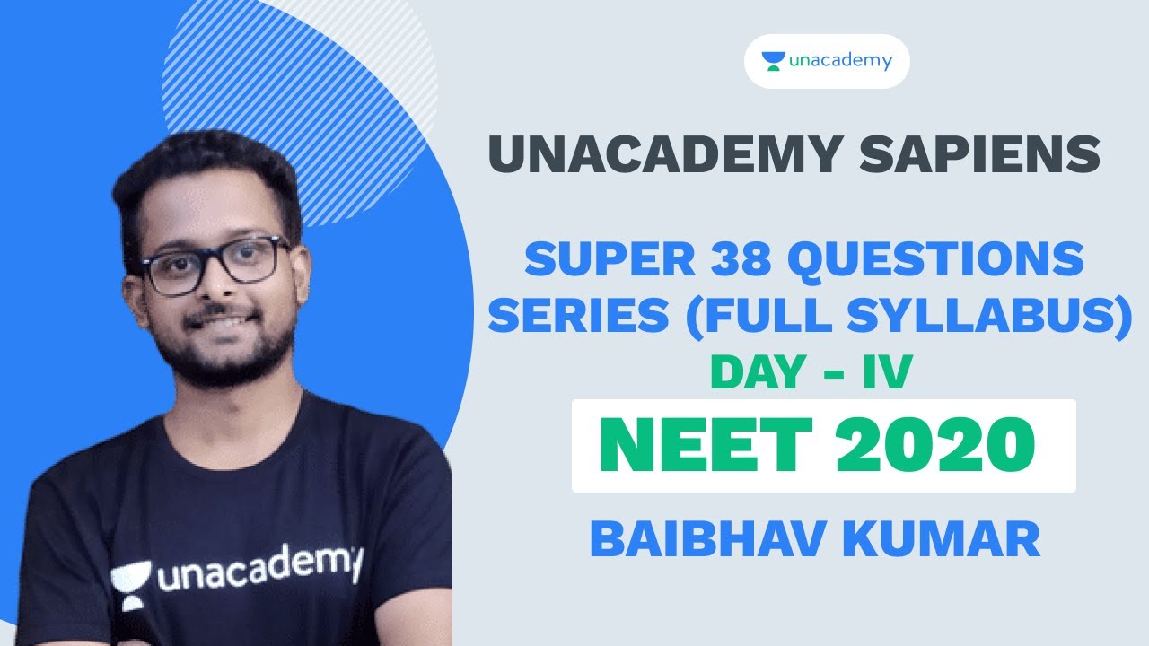 Super 38 Question Series Biology (Full Syllabus) | Baibhav Kumar | NEET ...