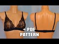 DIY LACE HALTER BRALETTE WITH FREE SEWING PATTERNS | GIGI FASHION DESIGNER