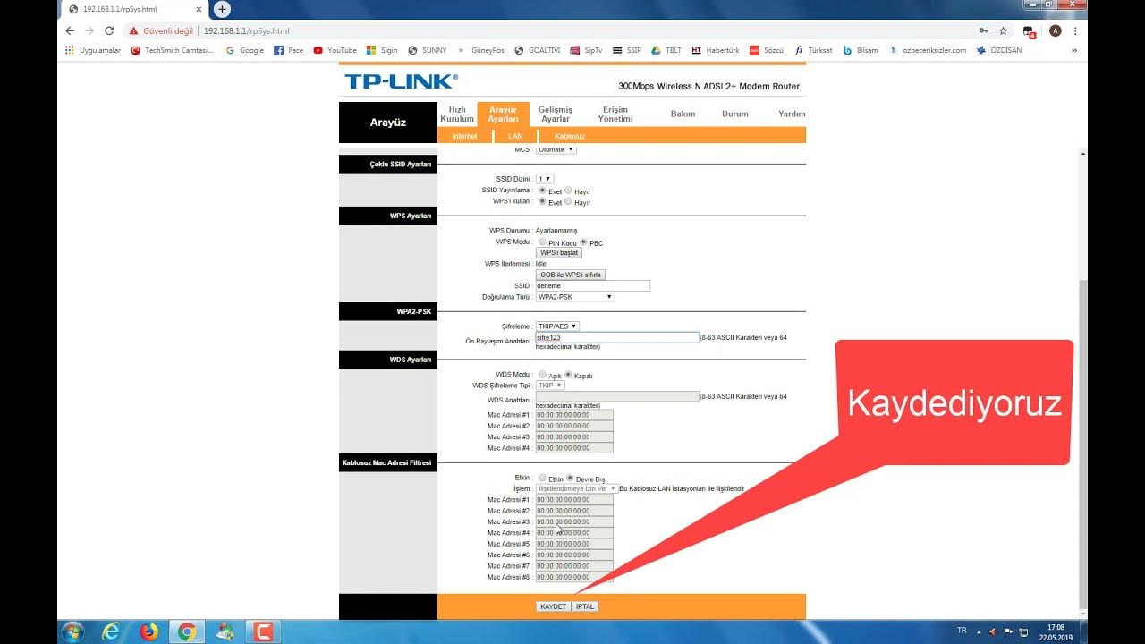 Tp Link TDW8961N Modemi Acces Point Yapma YouTube