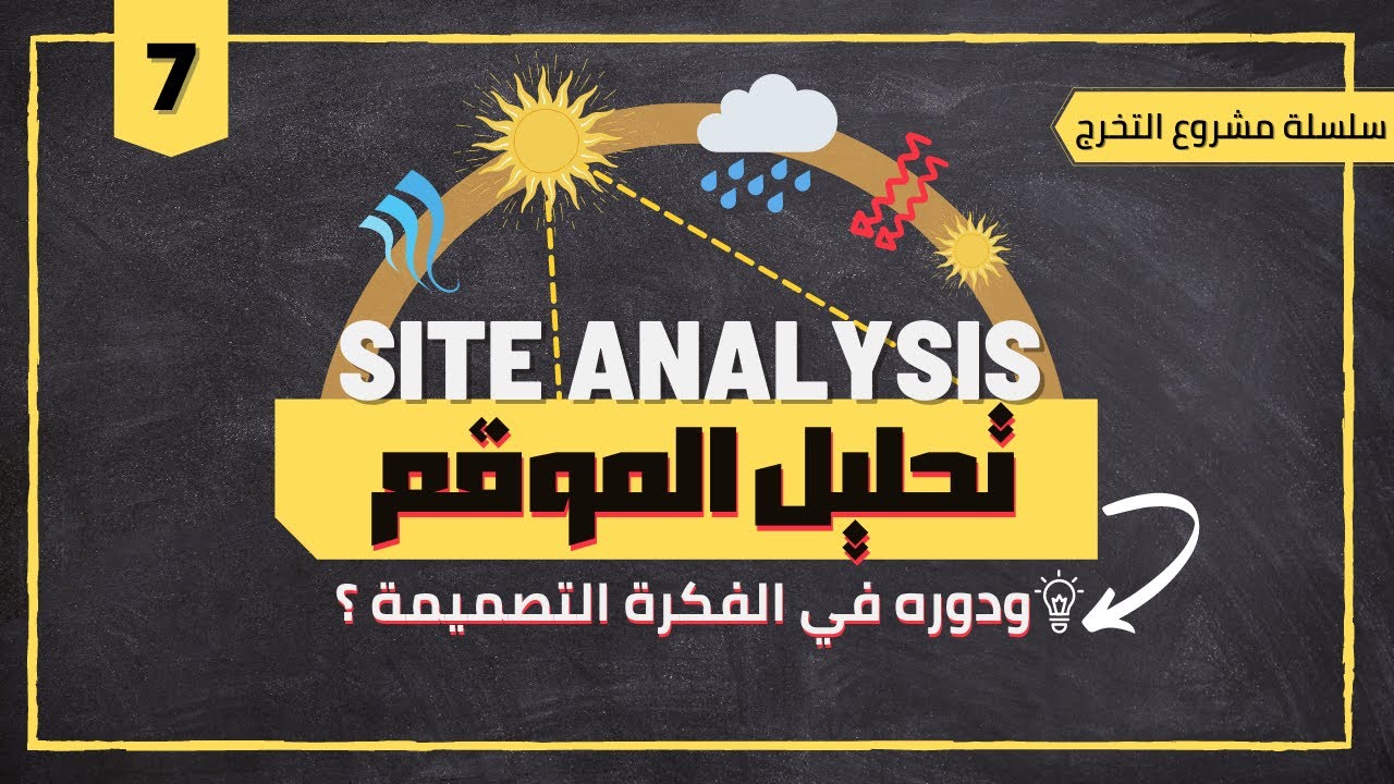 Architecture Site Analysis || تحليل الموقع للمشروع المعماري - دليل شامل لكل الي هتحتاجه