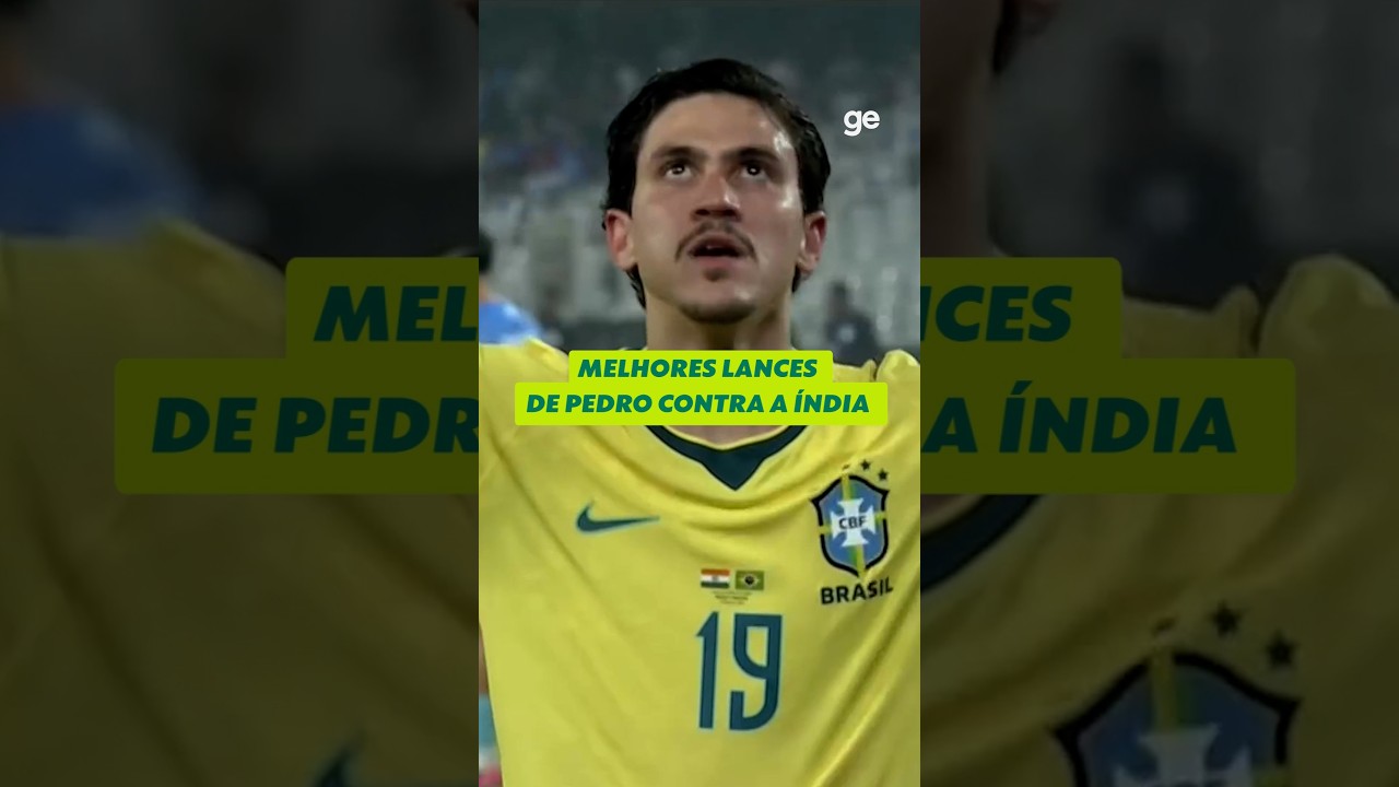 PEDRO: GOL, ASSISTÊNCIA E BOLA NA TRAVE | #shorts | ge.globo