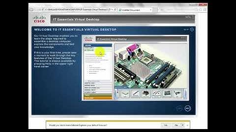 Merakit Komputer dengan Mudah Menggunakan IT ESSENTIALS VIRTUAL DESKTOP