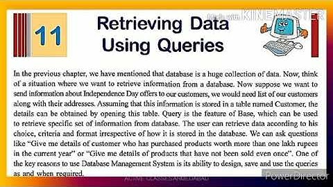 Std-11//Subject-Computer//Chapter no-11//Retrieving Data Using Queries//Explanation//By-Shahrukh sir