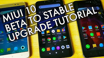 Miui 10 Beta to Stable Upgrade from Updater App Without PC - Hindi Guide