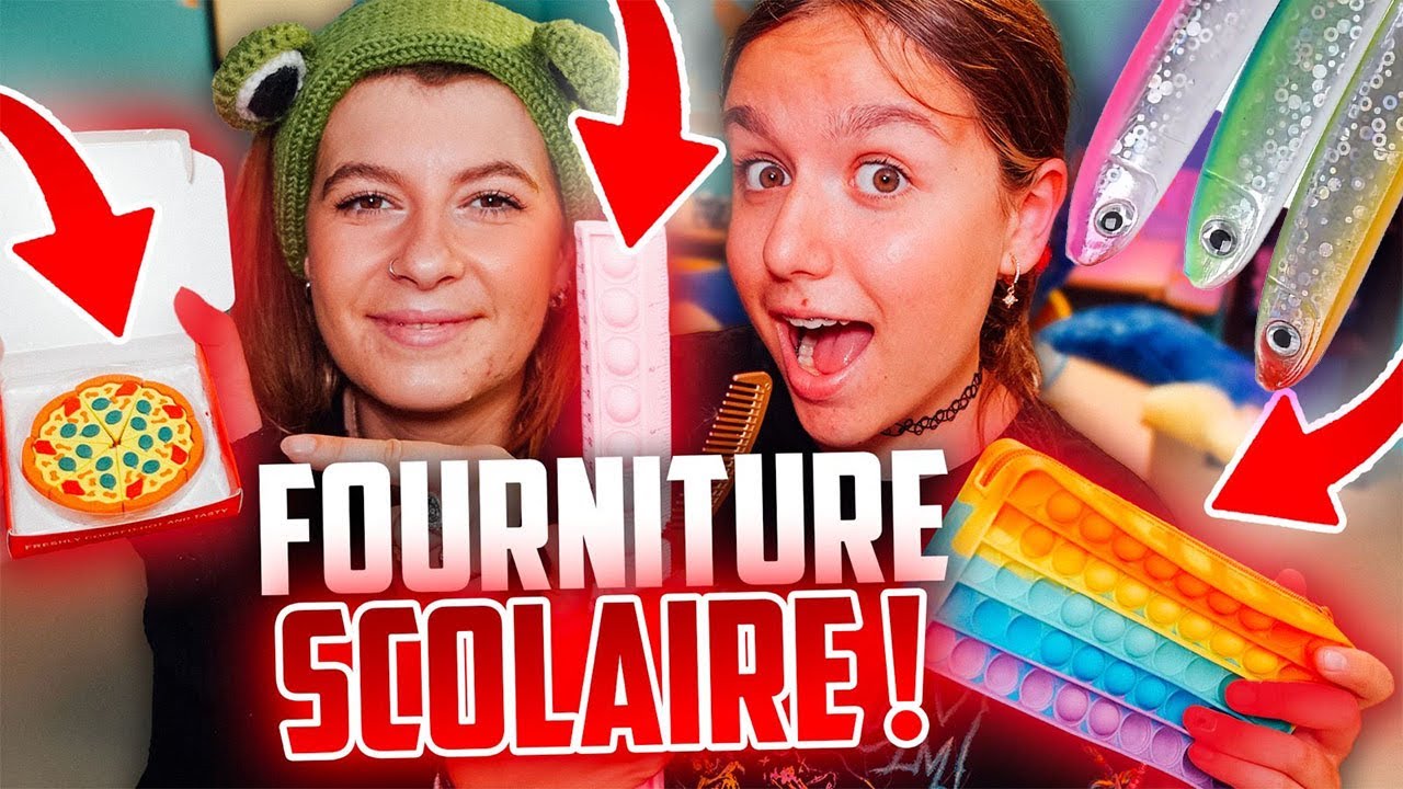LES PIRES FOURNITURES SCOLAIRE ! LE PROF VA TOUT CONFISQUER ! - PINK LILY