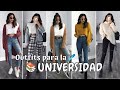 IDEAS DE OUTFITS PARA LA UNIVERSIDAD 📝 / tu moda ideal