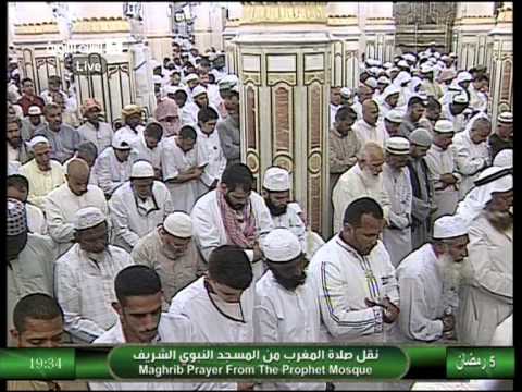 صلاة المغرب الاحد 5 9 1434 الشيخ حسين أل الشيخ