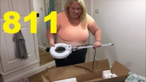 MAGNIFYING LAMP UNBOXING BY ADELESEXYUK