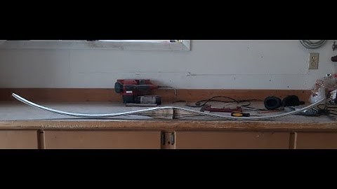 Homemade Longbow Part 3. Glue-up and Rough out