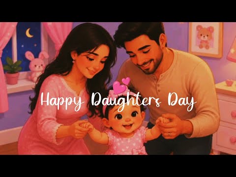 Happy Daughters Day Status 2026👰|Daughters Day Whatsapp Status😍|Daughters Day Song Status🥰