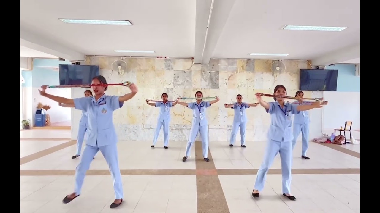 การออกกำลังกายด้วยยางยืด ยืดชีวิต ผสมผสานกับภูมิปัญญาท้องถิ่น