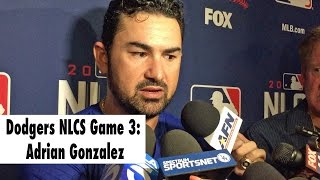 Dodgers nlcs: adrian gonzalez had fun ...