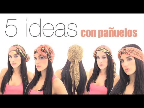 5 formas de usar pañuelos en la cabeza