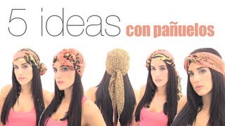 Ideas para ponerse un pañuelo en la cabeza con estilo - Ella Paraguay