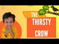 Thirsty crow  kids moral stories  bed time stories  clever crow  kindergarten story reciting