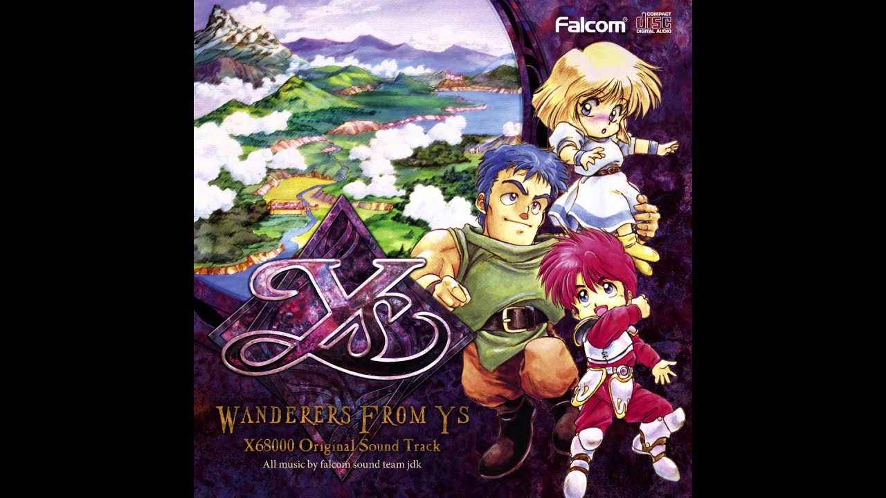SHARP X68000用 WANDERERS FROM YS YsIII Ys3 -WANDERERS FROM Ys- SHARP X68000 Game FD, Manual