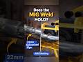 Does MIG Weld Really Hold?#MIGWelding #WeldingTest #MetalWork #Fabrication#TubeBender #GalvanizedPip
