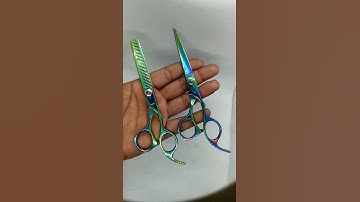 Set of Professional Hair Cutting Barber Scissors Set 6.5inches Multi Coated