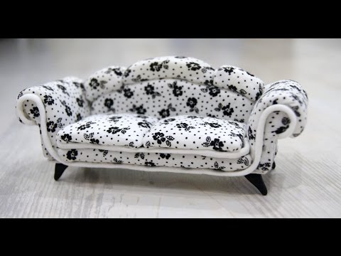 Диван для кукол / Sofa for dolls